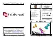 15. Jahrgang - Heft 13 - Schach-Landesverband Salzburg