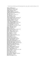 The following individuals passed the Massachusetts bar exam ...