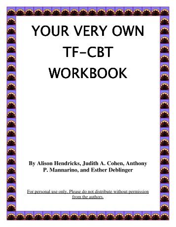 Printables Trauma Focused Cbt Worksheets dealing with trauma a tf cbt workbook for your very own workbook