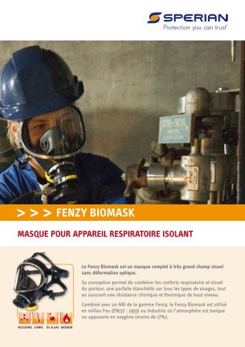 fenzy biomask masque pour appareil respiratoire isolant - Smatis