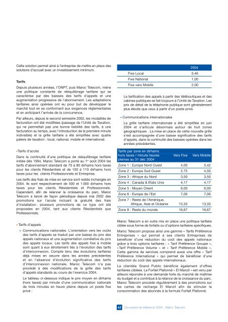 Document de RÃƒÂ©fÃƒÂ©rence 2004 (AMF) (FR) - Maroc Telecom