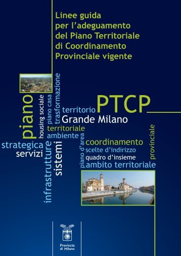 Linee Guida PTCP - Provincia di Milano
