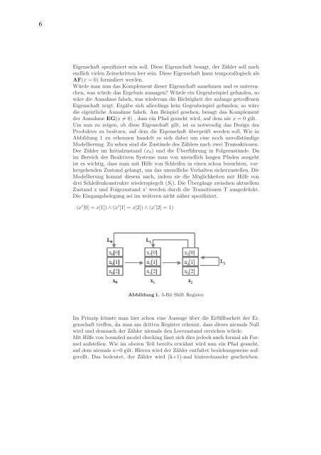 Verifikation reaktiver Systeme - UniversitÃ¤t Kaiserslautern