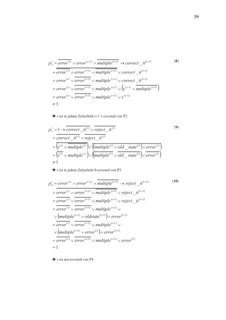 Verifikation reaktiver Systeme - UniversitÃ¤t Kaiserslautern