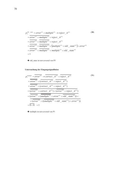 Verifikation reaktiver Systeme - UniversitÃ¤t Kaiserslautern