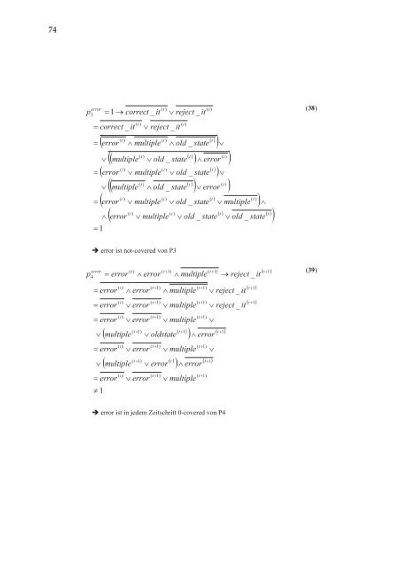 Verifikation reaktiver Systeme - UniversitÃ¤t Kaiserslautern