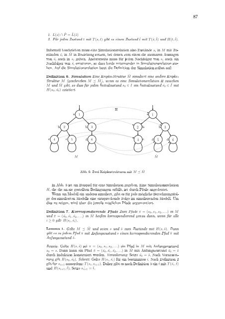 Verifikation reaktiver Systeme - UniversitÃ¤t Kaiserslautern