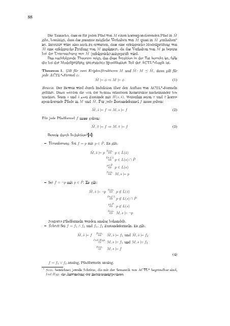 Verifikation reaktiver Systeme - UniversitÃ¤t Kaiserslautern