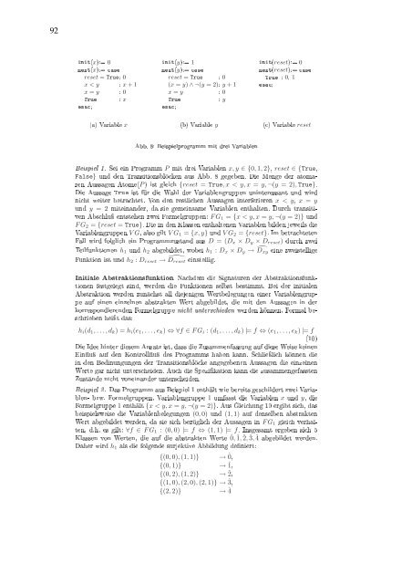 Verifikation reaktiver Systeme - UniversitÃ¤t Kaiserslautern