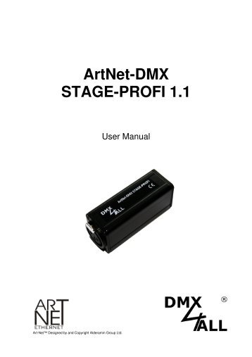 ArtNet-DMX STAGE-PROFI 1.1 - DMX4ALL GmbH