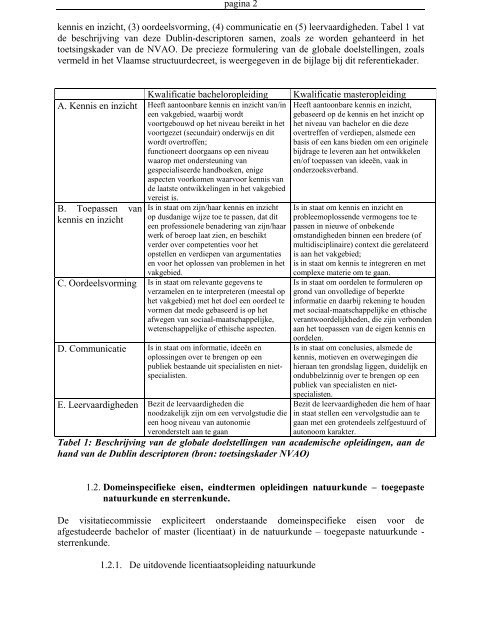 pagina 1 HET ONDERWIJSKUNDIG REFERENTIEKADER VAN DE ...