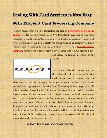 Dealing With Card Services is Now Easy With Efficient Card Processing Company