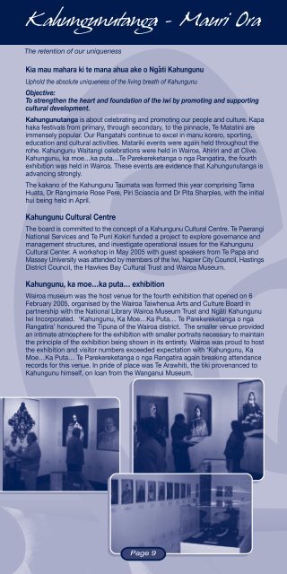 NKII 50546 Annual Report - NgÄti Kahungunu Iwi Incorporated
