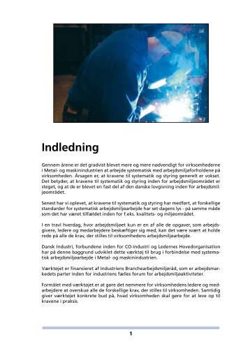 Indledning - Industriens BranchearbejdsmiljÃ¸rÃ¥d