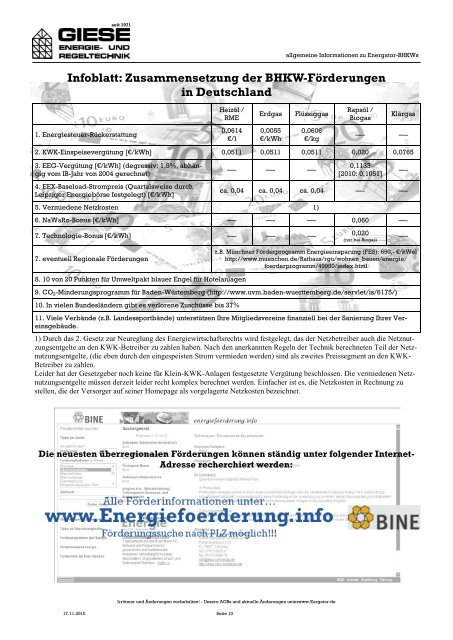 ENERGATOR® - Klein-BHKWs - Gebäude- und Energietechnik Hubert