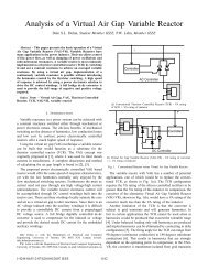 Analysis of a Virtual Air Gap Variable Reactor - Energy Systems ...