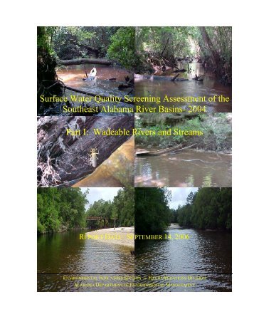 Surface Water Quality Screening Assessment of the Southeast ...