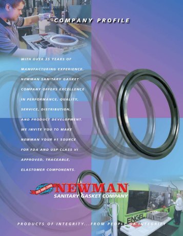 COMPANY PROFILE - Newman Sanitary Gasket Company