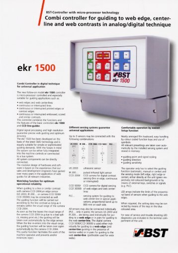 ekr 1500 - BST International GmbH