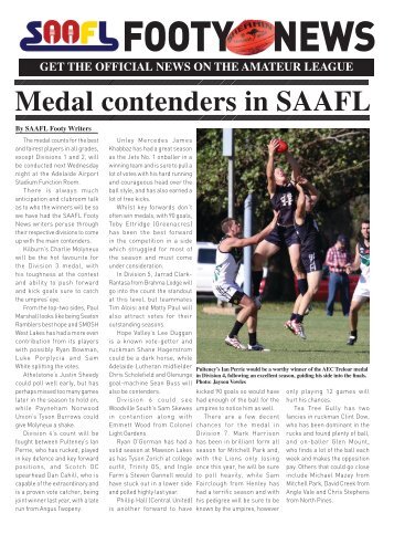 SAAFL Footy News Vol 20