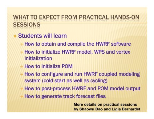 Vijay Tallapragada EMC/NCEP/NOAA