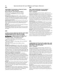 Extended Pulse Format Dye Laser and its Effects on Therapeutic ...