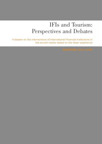 IFIs and Tourism.pdf - Equitable Tourism Options