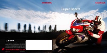 Superbikes Brochure - Honda South Africa