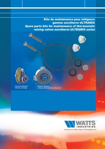 Kits de maintenance pour mitigeurs gamme ... - Watts Industries