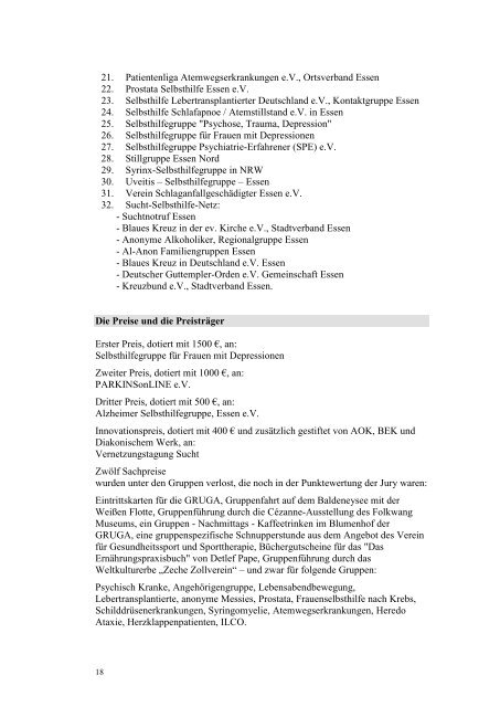 Sachbericht 2004 als PDF - bei der WIESE eV