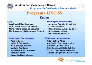 Programa IFSC 5S - USP