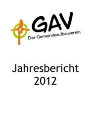 GAV-Jahresbericht - Andreasgemeinde NiederhÃ¶chstadt