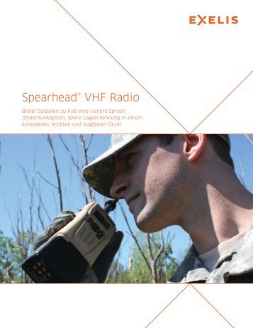 Exelis Spearhead VHF Radio