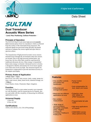 Sultan Dual 34 Datasheet - Hawk Measurement Systems!