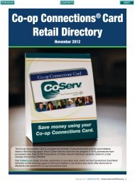 Co-op Connections Card Retail Directory - CoServ.com