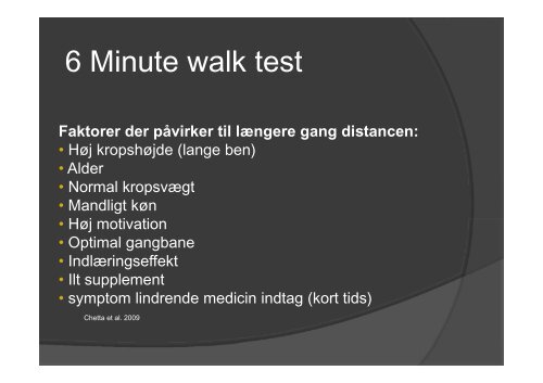 Test til patienter med KOL