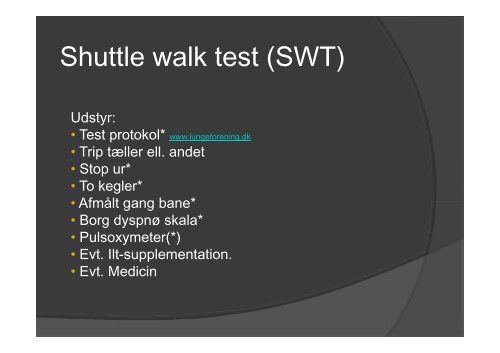 Test til patienter med KOL