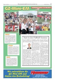 in den Fußball-Sommer ... - Goslarsche Zeitung