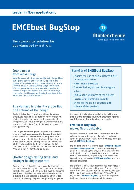 EMCEbest BugStop - MÃ¼hlenchemie GmbH & Co. KG