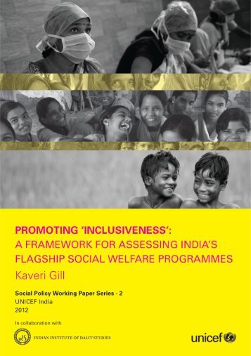 A framework for assessing India's flagship social welfare programmes