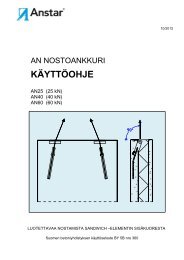 KÃYTTÃOHJE - Anstar