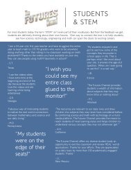 Students & STEM PDF - The Futures Channel