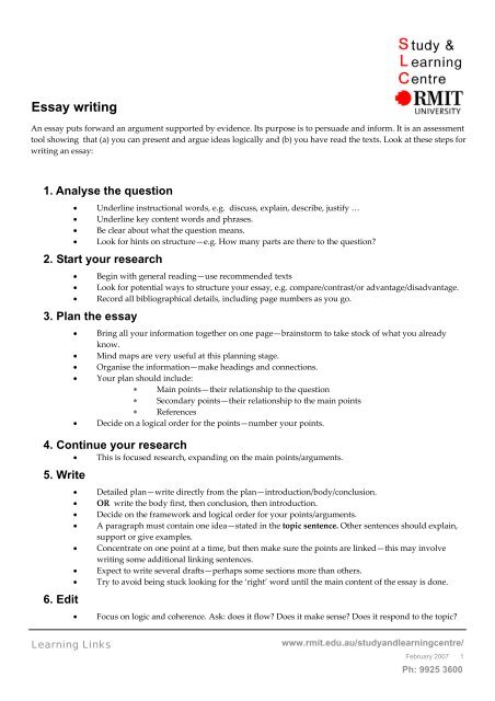 essay writing method pdf