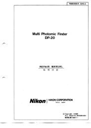 F4 Finder DP-20 - Nikon Service-Manuals