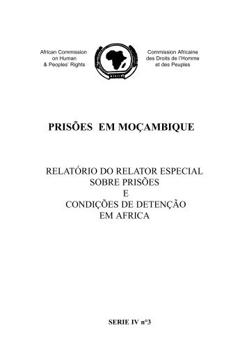 PRISÃES EM MOÃAMBIQUE - AfriMAP