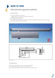 GEZE TS 5000 - Ajtogyar.hu
