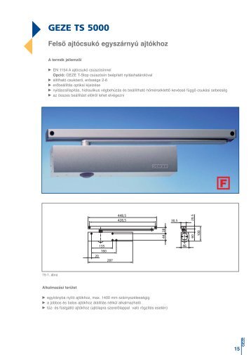 GEZE TS 5000 - Ajtogyar.hu