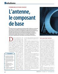 Communications radio : L'antenne, le composant de base - Mesures