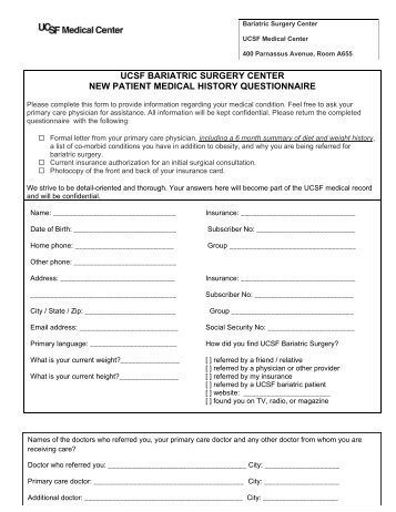 patient history form questionnaire us medical supplies