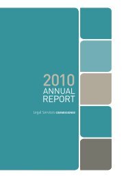 Annual Report 2009-10 - Legal Services Commissioner